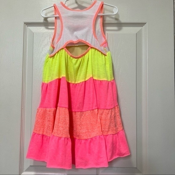 HANNAH Banana Girls Sleeveless Lined ColorBlock Dress - Size4 - Picture 3 of 8